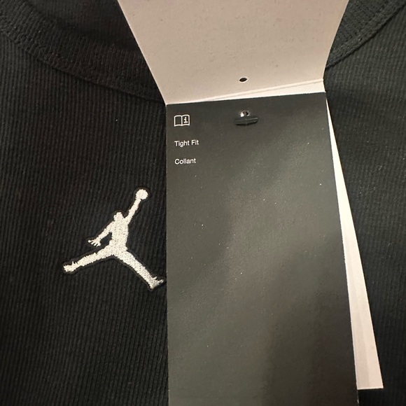 Air Jordan Black Sleeveless Tank Dress with Jumpman Logo - Picture 7 of 10